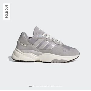 Adidas Retropy F90 Shoes - Women’s 8.5 in Grey/Off White